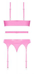 CLUB CANDY BASQUE & CHEEKY PANTY PINK S/M