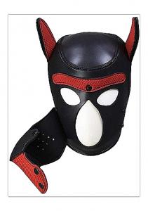 OUCH! NEOPRENE PUPPY HOOD RED