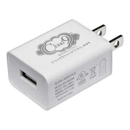 (d) Cloud 9 Usb 1 Port Adapter Charger For Vibrators