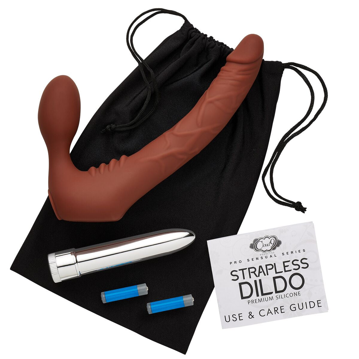 (d) Cloud 9 Strapless Dildo Br